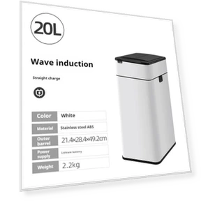 Умный мусорный бак из нержавеющей стали — Кухонные урны, Refreshing Home