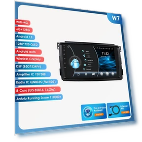 Автомобильное радио с Android 13 и CarPlay — Автомобильные навигаторы, Hizpo