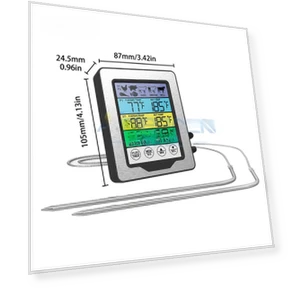 Цифровой кухонный термометр с сенсорным экраном — Мгновенные, Daily necessities-V