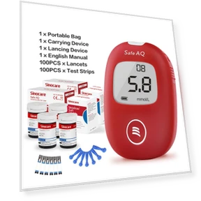 Набор для измерения уровня глюкозы в крови — Глюкометры, SINOCARE
