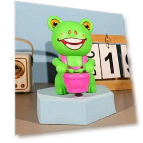 Игрушка-барабан с рукояткой для малышей с визуальным и сенсорным развитием — Музыкальные инструменты, GlimmerGuild