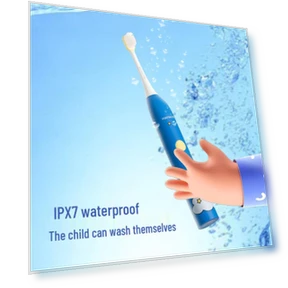 Детская умная электрическая зубная щетка с ультразвуковой технологией — Сменные насадки для зубных щеток, ROAMAN