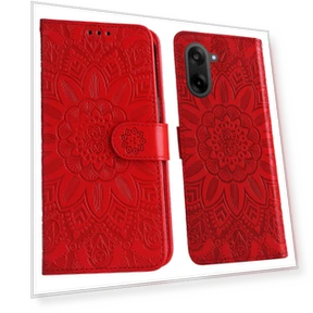 Чехол-кошелек с тиснением подсолнуха — Чехлы-книжки, Smartwatch 2025