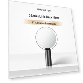 Умное настольное зеркало для макияжа с подсветкой — Ручные, AMIRO
