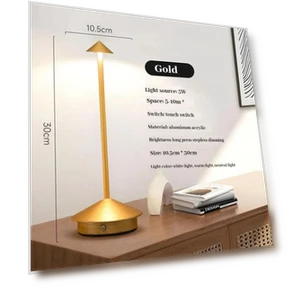 Настольная LED лампа с сенсорным управлением — Настольные лампы, Artful Home