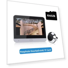 Умный цифровой глазок дверной камеры — Домашние системы безопасности, Jakemy