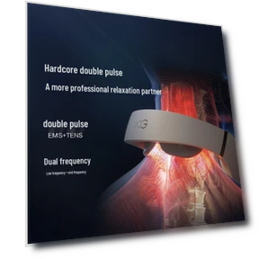 Умный портативный массажер для шеи с подогревом и управлением через приложение — Массажеры для спины, SKG