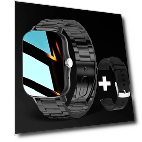 Смарт-часы с Bluetooth-вызовами, 1,8-дюймовым экраном, пульсометром и фитнес-трекером — Умные часы, Wula Mall