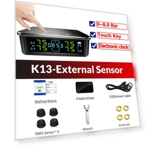 Система контроля давления в шинах с солнечной панелью — Датчики давления в шинах, E-ACE