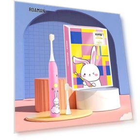 Умная детская зубная щётка с ультразвуковой технологией — Звуковые зубные щетки, Roman