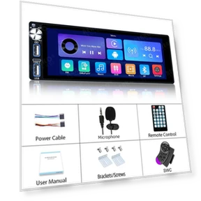 Универсальный автомобильный радио с CarPlay и Android — Автомагнитолы, HOME-Auto-001