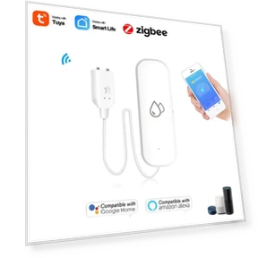 Детектор протечки воды с зуммером — Детекторы и сигнализации утечки воды, KITCHEN-MALL