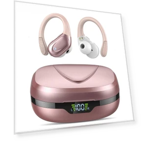 Беспроводные наушники с ушными крючками для спорта — Внутриканальные наушники, Aura Living