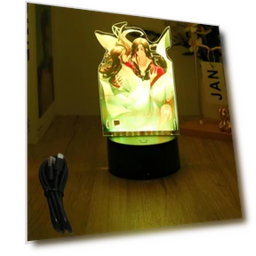 3D лампа с аниме фигуркой, светодиодный ночник, умное сенсорное управление, декор для комнаты — Ночники, Your Department Home