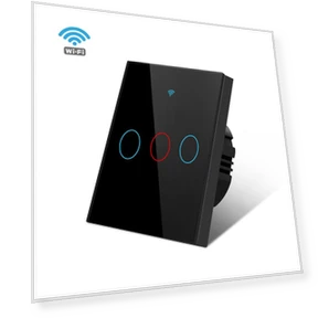 Стеклянная панель, настенный выключатель с сенсорным датчиком — Диммеры, MALITAI