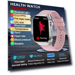 Умные часы для здоровья с ЭКГ и ИИ-диагностикой — Умные часы, GUHUAVMI