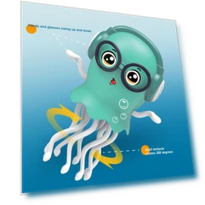 Интерактивная танцующая медуза — Ночники, Home Whispers