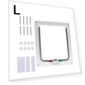 Дверца для кошки с электромагнитным замком — Электронные двери, Liopa