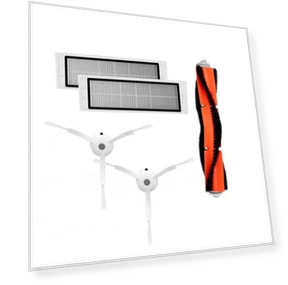 Основная щетка, фильтры и боковые щетки для робота-пылесоса — Запчасти и аксессуары для пылесосов, Xiaomi