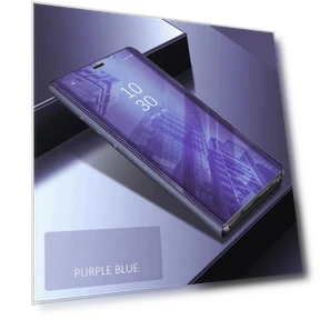 Зеркальный чехол с сенсорной чувствительностью — Бамперы, JINGFANG