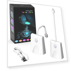 Ночники для туалета, активируемые датчиком движения, светильник для унитаза, 7 цветов, меняющий цвет, украшение для... — Ночники, Your Customized Mall