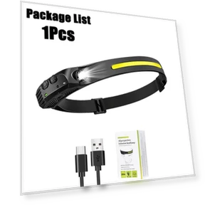 Налобный фонарь с сенсорным управлением — Фонарики, CACCES