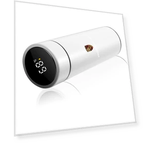 Автомобильная умная бутылка-термос с дисплеем температуры — Термосы, Porsche