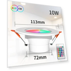 Умный светодиодный даунлайт с диммированием RGB и управлением через приложение — Светодиодные, XJY
