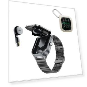 Умные часы со встроенными TWS-наушниками — Умные часы