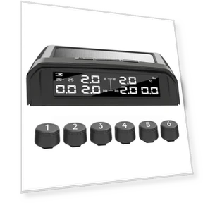 Система мониторинга давления в шинах с температурным предупреждением и 6 внешними датчиками — Датчики давления в шинах, Your Customized Mall