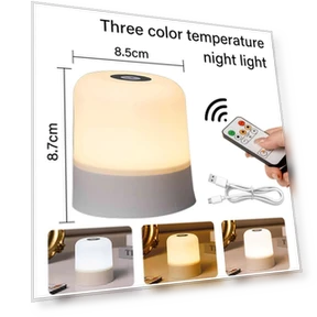 Сенсорная и дистанционная настольная лампа с регулировкой яркости — Напольные светильники, Home Of Auto Parts