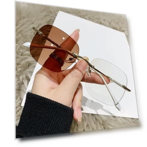 Сверхлегкие простые безрамочные очки с защитой от синего света — Очки от синего света, Binchi