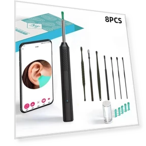 Беспроводной умный визуальный очиститель ушей — Отоскопы, YJMP