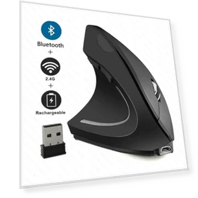 Беспроводная вертикальная мышь — Коврики для мыши, Kebidumei