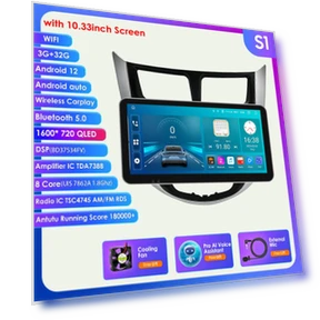 Автомобильная магнитола Android для Hyundai Solaris/Verna/Accent 1 — Автомобильные навигаторы, SMARTY Trend