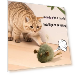 Игрушка для кошки с пищащим звуком — Игрушки для питомцев, The Best Experience