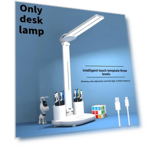Настольная светодиодная лампа с сенсорным управлением и ночником — Настольные лампы, EdenGrow