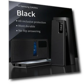 Чехол-книжка с карманом для карт и окном для уведомлений — Базовые чехлы, Samsung