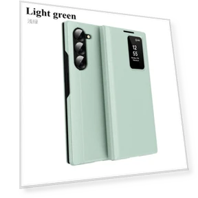 Кожаный чехол-книжка с окошком Smart View — Базовые чехлы, Samsung