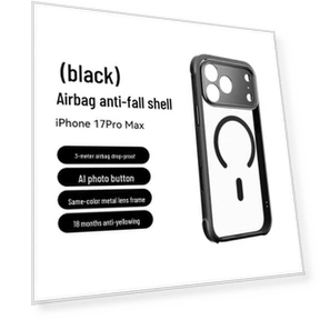 Магнитный противоударный чехол с кнопкой AI Photography — Базовые чехлы, MOMAX