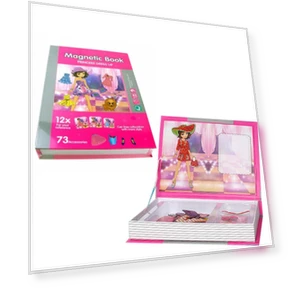 Умная магнитная книга с 3D-пазлами для детей — Конструкторы, Kidsly