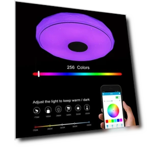 RGB светодиодные потолочные светильники с управлением через приложение — Потолочные светильники, D-il