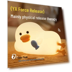 Силиконовый ночник-утка с сенсорным управлением — Оригинальные светильники, Chose One