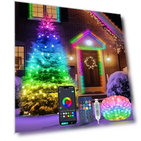 Светодиодные гирлянды RGBIC с Bluetooth — LED ленты, MALITAI