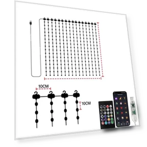 Умные шторы-гирлянды с управлением через приложение — Гирлянды для дома, Auto Parts Speciality