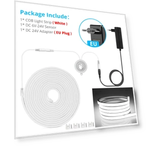 Умный PIR датчик движения с COB светодиодным неоновым светильником, лента 24 В, водонепроницаемая лампа — LED ленты, MALITAI