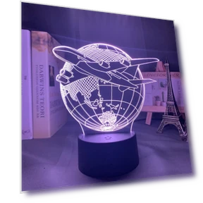 Транспортная 3D-тематическая светодиодная ночная лампа — Ночники, MerakiMuse