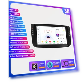 Автомобильное радио с поддержкой CarPlay и Android Auto — Автомобильные навигаторы, Hizpo