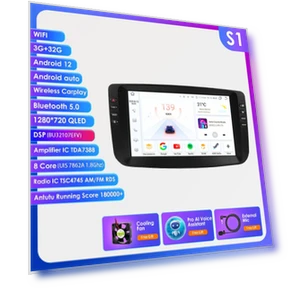 Автомобильное радио с Android 13 и CarPlay — Автомобильные навигаторы, Hizpo