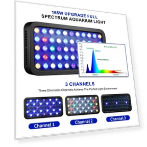 Регулируемый светодиодный аквариумный светильник — Освещение, Aura Living